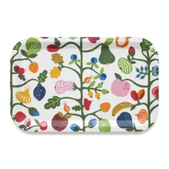 Arvidssons textil Brickor|Fruktträd bricka 27x20 multi - Frukt motiv