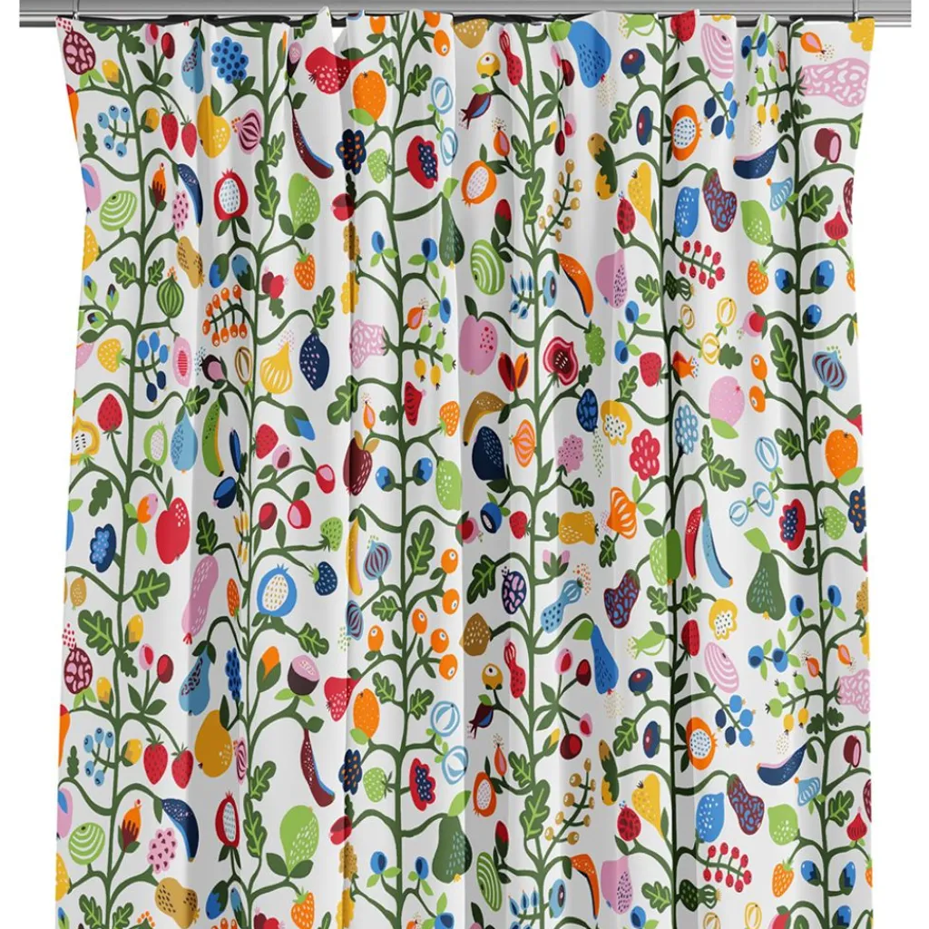 Arvidssons textil Gardiner Mönstrade|Fruktträd multi gardiner