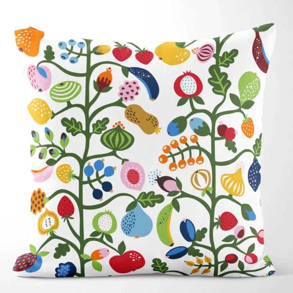 Arvidssons textil Mönstrade Kuddfodral|Fruktträd multi Kuddfodral