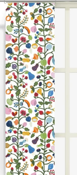 Arvidssons textil Panelgardiner|Fruktträd panelgardiner