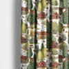 Arvidssons textil Gardintyger Mönstrade|Arvidssons Textil|Ginkalunda grön-rött tyg – lantligt mönster med svensk idyll