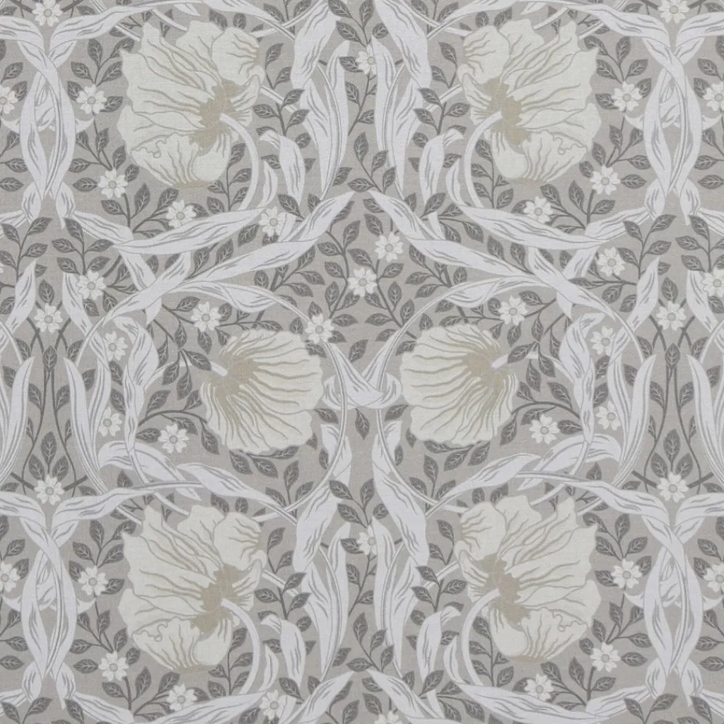Nordisk Textil Arts & Crafts Tyger|Gardintyger Mönstrade|Grace beige tyg - Klassiskt Arts & Crafts mönster