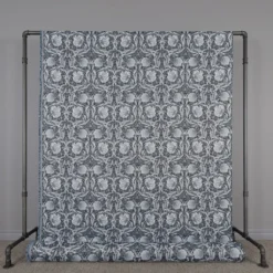 Nordisk Textil Arts & Crafts Tyger|Mönstrade Möbeltyger|Grace blå gobeläng - Klassisk blommig Arts and Crafts design