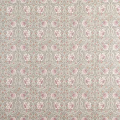 Nordisk Textil Arts & Crafts Tyger|Gardintyger Mönstrade|Grace dimmgrön tyg - Klassisk blommig Arts and Crafts design