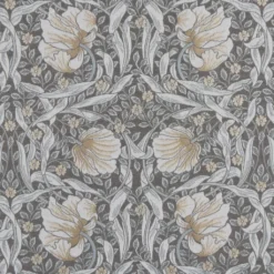 Nordisk Textil Arts & Crafts Tyger|Mönstrade Möbeltyger|Grace mullvad gobeläng - Klassisk blommig Arts and Crafts design