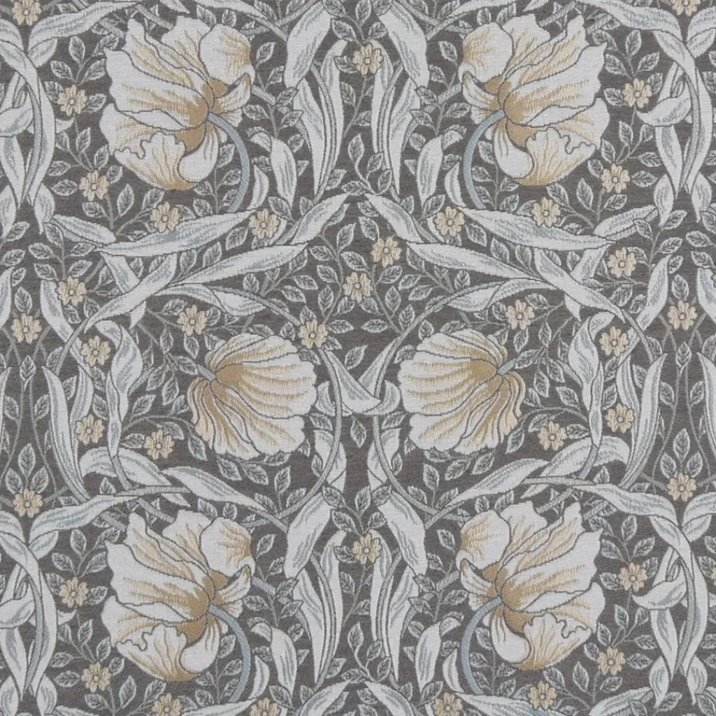 Nordisk Textil Arts & Crafts Tyger|Mönstrade Möbeltyger|Grace mullvad gobeläng - Klassisk blommig Arts and Crafts design