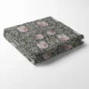 Nordisk Textil Bordsduk|Grace svart bordsduk - Klassisk blommig Arts and Crafts design