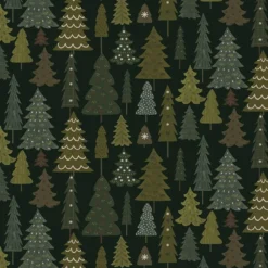 Arvidssons textil Gardintyger Mönstrade|Arvidssons Textil|Granby mörkgrön-grön tyg