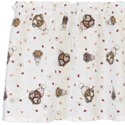 Arvidssons textil Gardinkappor Mönstrade|Rea Gardiner|Gus orange gardinkappa metervara