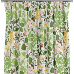Arvidssons textil Gardiner Mönstrade|Haga multi blommiga gardiner