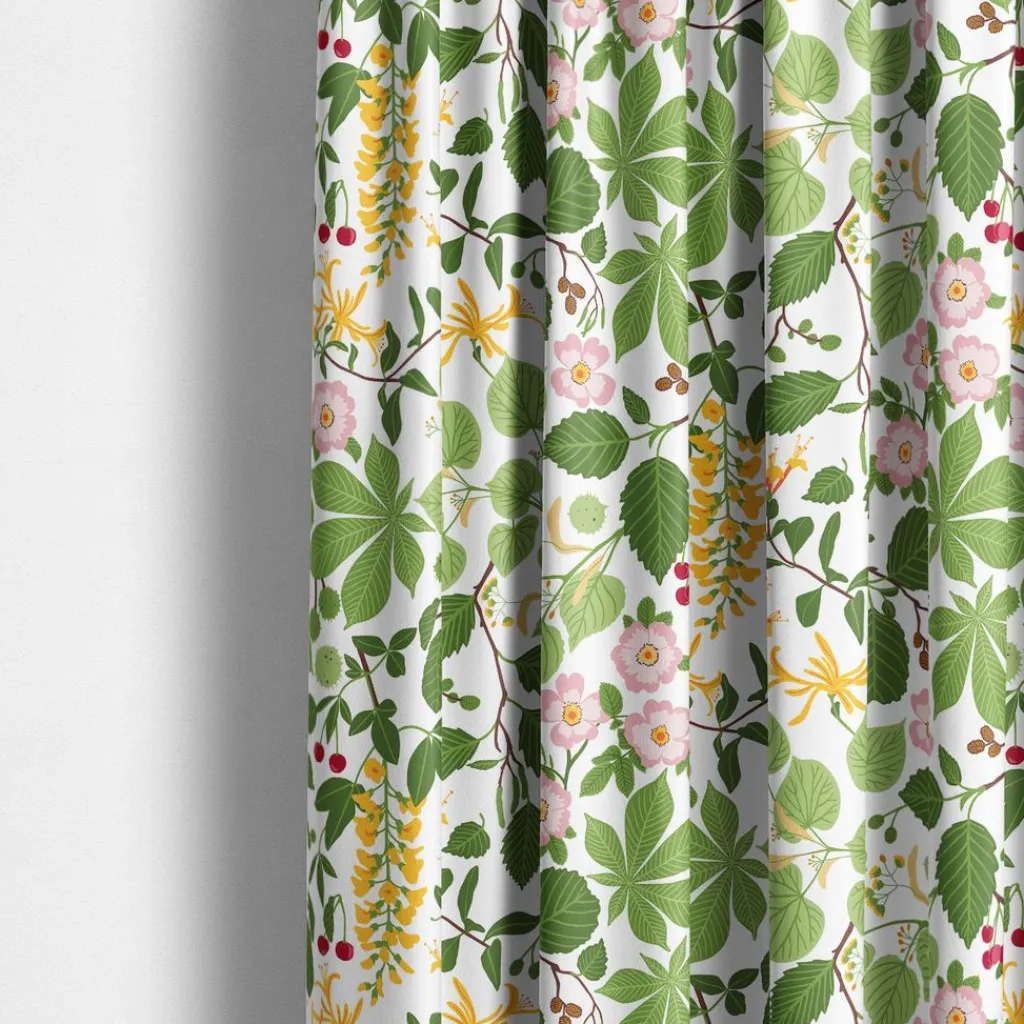 Arvidssons textil Gardiner Mönstrade|Haga multi blommiga gardiner