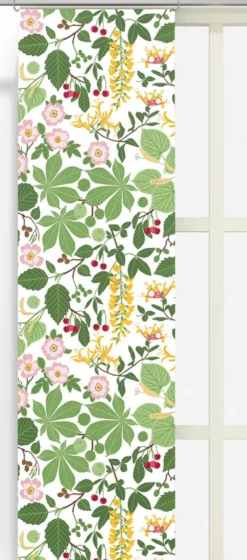 Arvidssons textil Panelgardiner|Haga multi blommiga panelgardiner