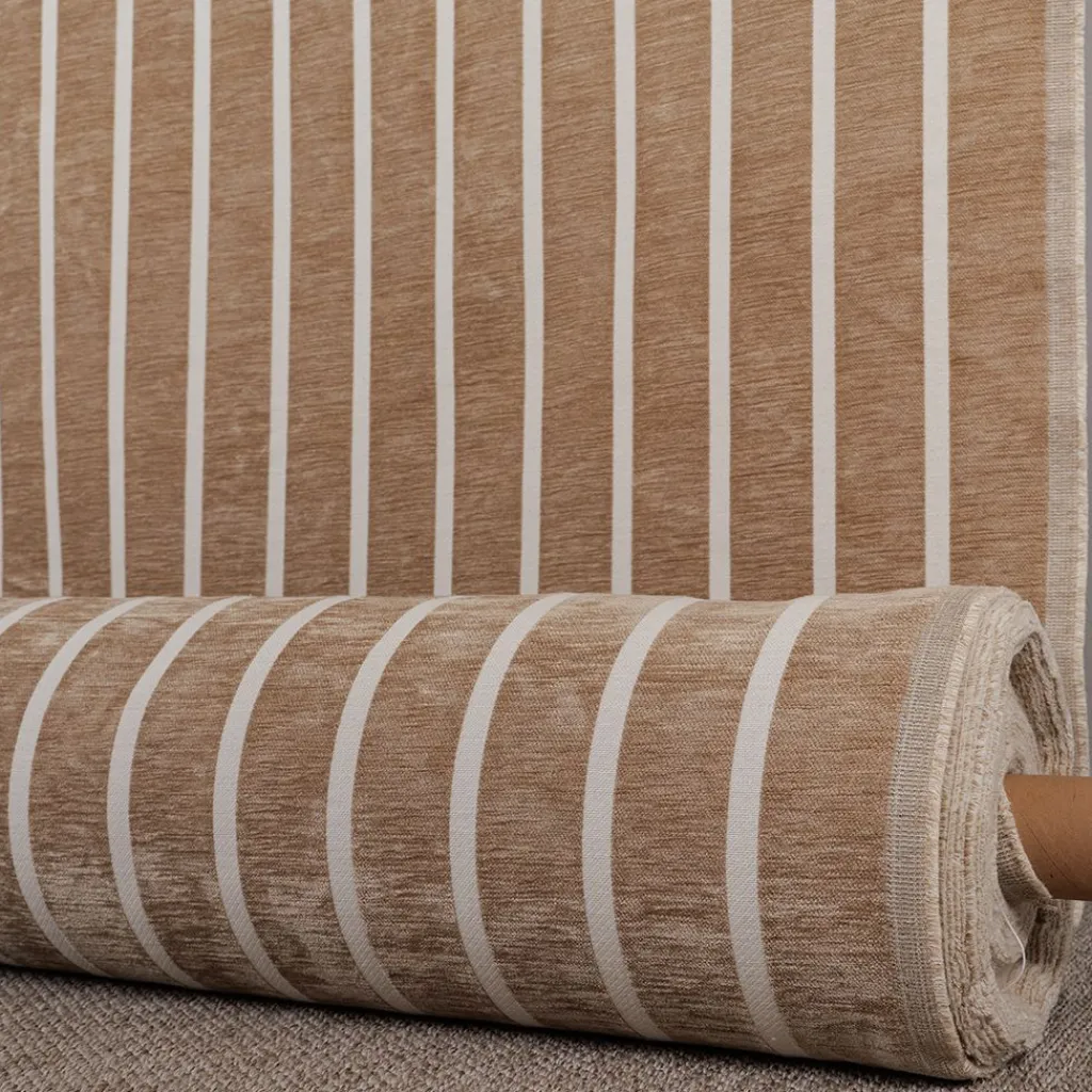 Nordisk Textil Mönstrade Möbeltyger|Halle beige möbeltyg