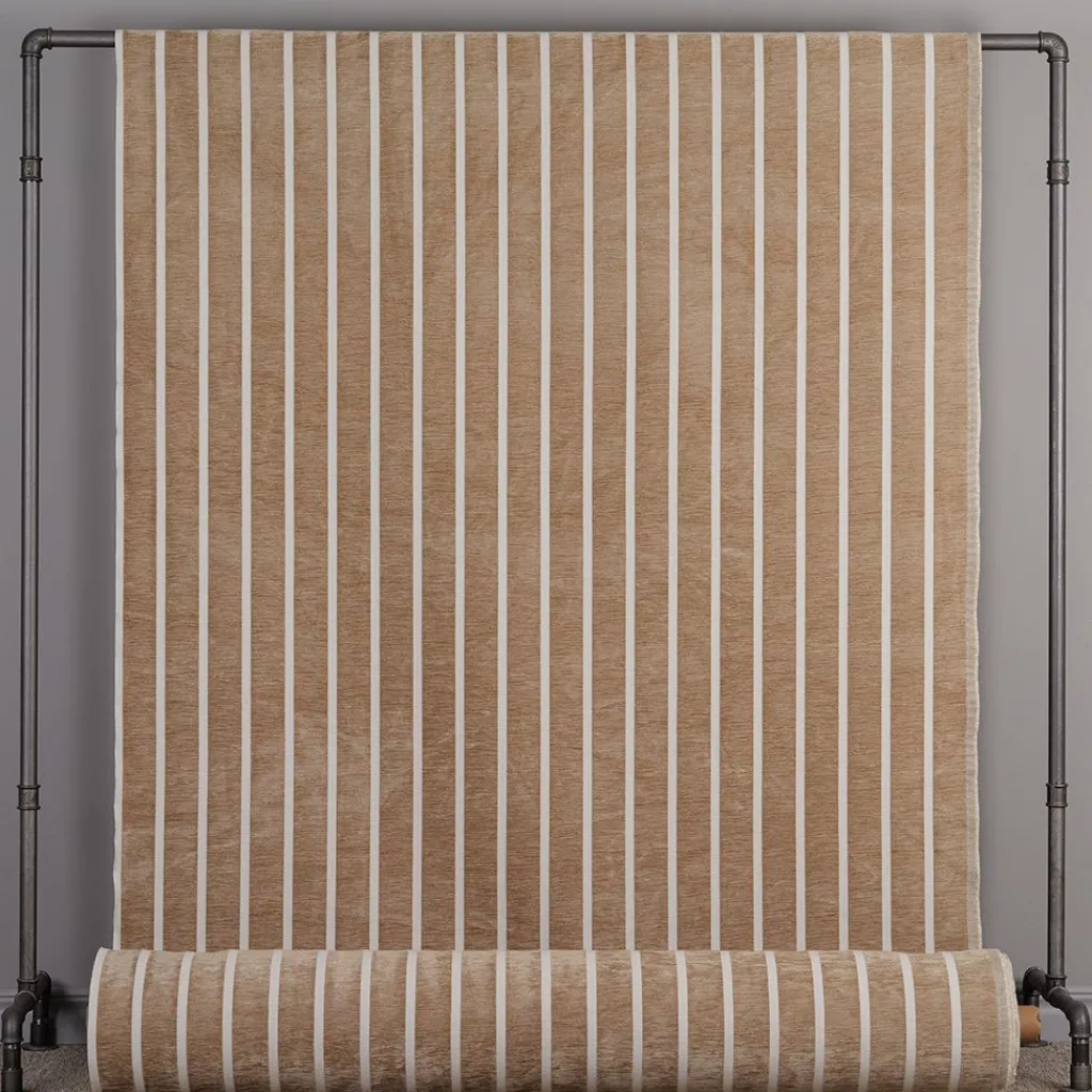 Nordisk Textil Mönstrade Möbeltyger|Halle beige möbeltyg