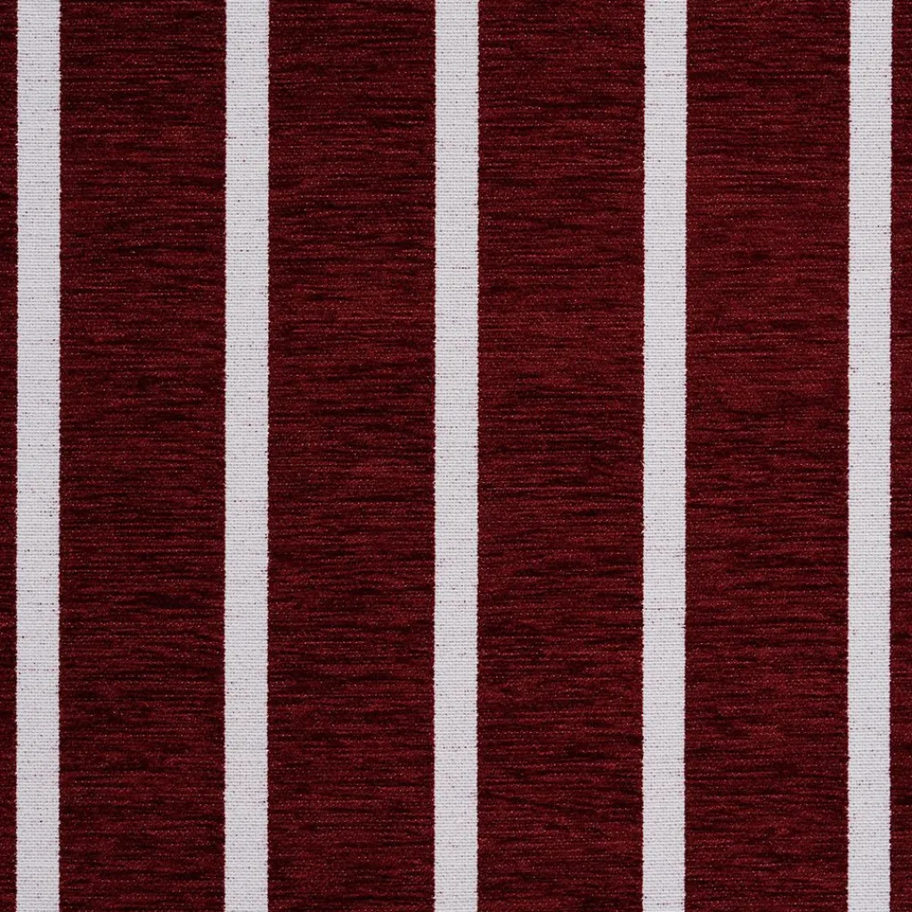 Nordisk Textil Mönstrade Möbeltyger|Halle vinröd möbeltyg