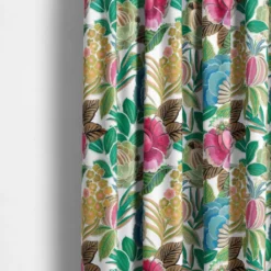 Nordisk Textil Gardiner Mönstrade|Happy Flower gardiner