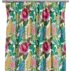 Nordisk Textil Gardiner Mönstrade|Happy Flower gardiner