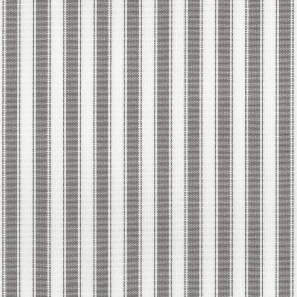 Nordisk Textil Randiga Möbeltyger|Rutor & Ränder|Harlow ljusgrå-vit randigt tyg