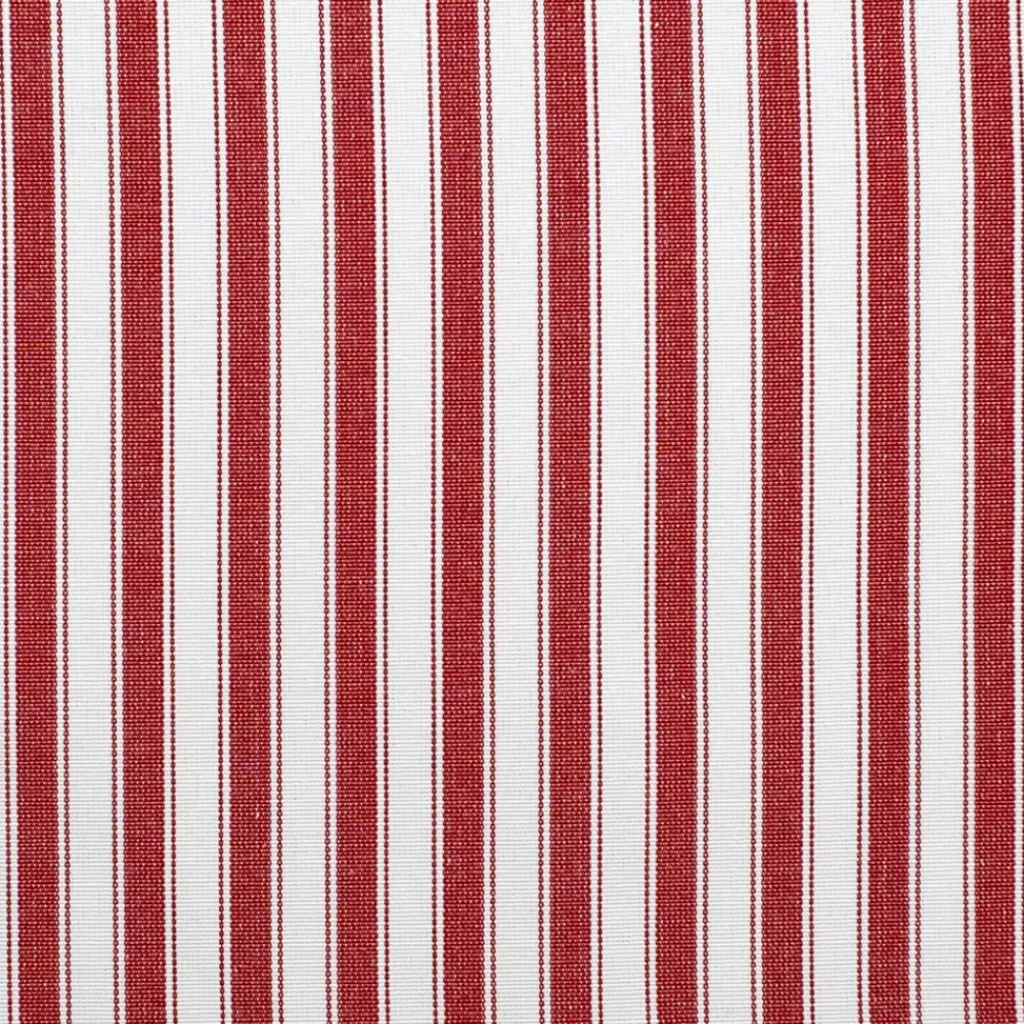 Nordisk Textil Randiga Möbeltyger|Rutor & Ränder|Harlow röd-vit randigt tyg