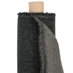 Nordisk Textil Enfärgade Möbeltyger|Harmony Black Möbeltyg – Stilrent och Slitstarkt