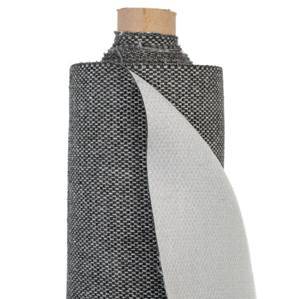 Nordisk Textil Enfärgade Möbeltyger|Harmony Graphite Möbeltyg – Stilrent och Slitstarkt