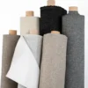 Nordisk Textil Enfärgade Möbeltyger|Harmony Taupe Möbeltyg – Stilrent och Slitstarkt