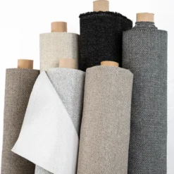 Nordisk Textil Enfärgade Möbeltyger|Harmony Taupe Möbeltyg – Stilrent och Slitstarkt