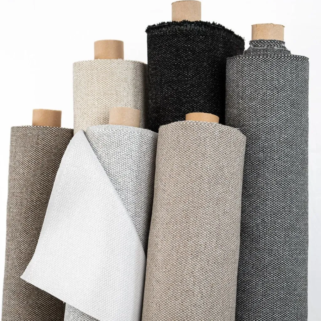 Nordisk Textil Enfärgade Möbeltyger|Harmony Taupe Möbeltyg – Stilrent och Slitstarkt