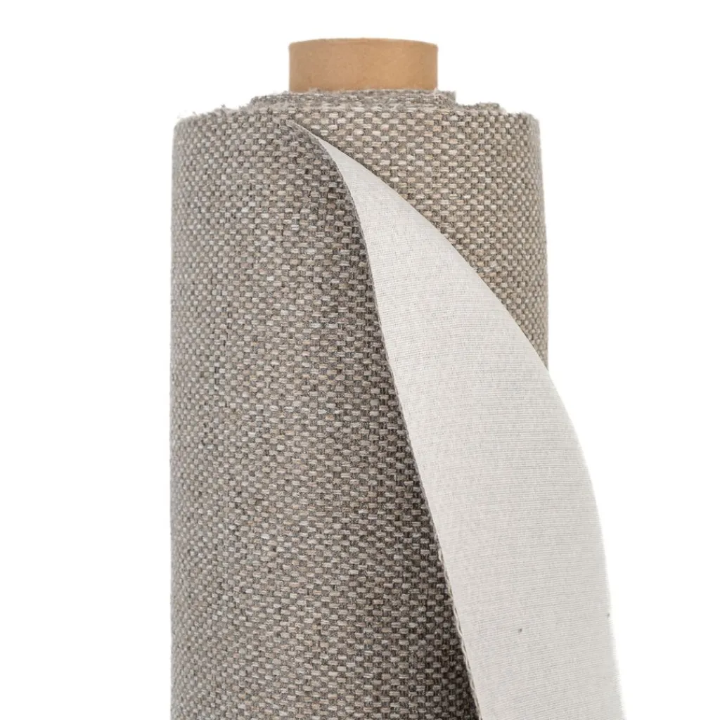 Nordisk Textil Enfärgade Möbeltyger|Harmony Taupe Möbeltyg – Stilrent och Slitstarkt