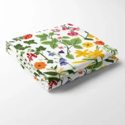 Arvidssons textil Bordsduk|Hedemora vit blommig bordsduk