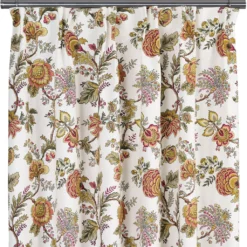 Nordisk Textil Gardiner Mönstrade|Heritage vinröd gardiner