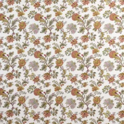 Nordisk Textil Arts & Crafts Tyger|Gardintyger Mönstrade|Heritage vinröd tyg