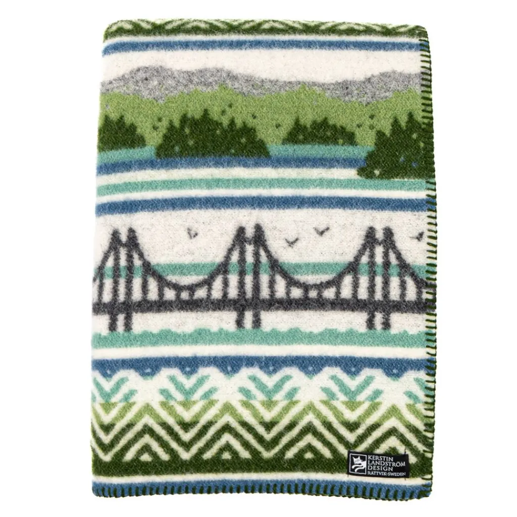 Kerstin Landström Design Ullfiltar|Höga kusten ullfilt 130x180cm -