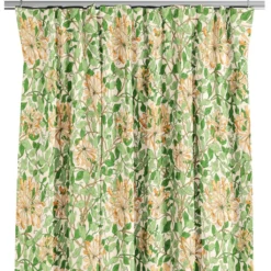Nordisk Textil Gardiner Mönstrade|Honeysuckle aprikos gardiner