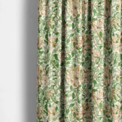 Nordisk Textil Arts & Crafts Tyger|Gardintyger Mönstrade|Honeysuckle aprikos gardintyg