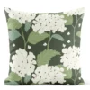 Arvidssons textil Mönstrade Kuddfodral|Hortensia – Kuddfodral Grön