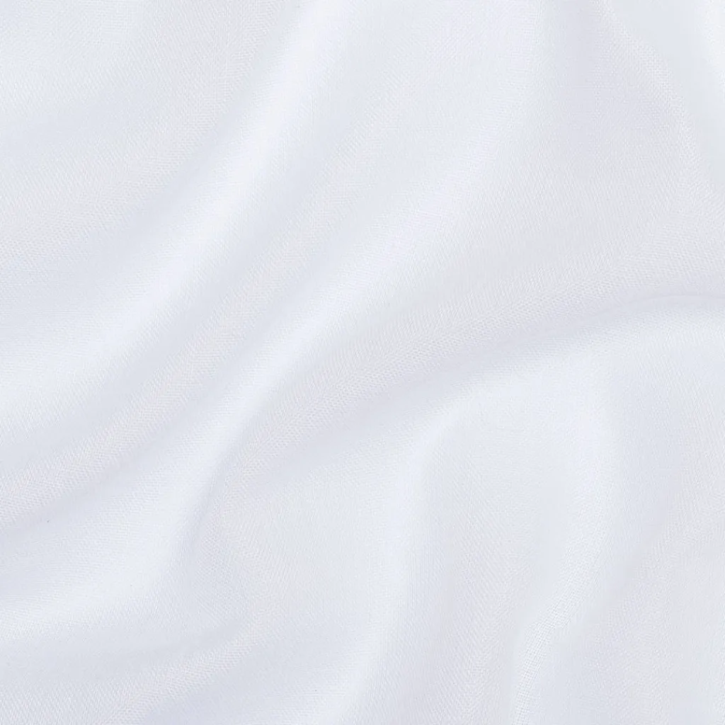 Nordisk Textil Gardintyger Enfärgade|Hotellgardin Monterosso vit tyg metervara med tyngdband 300cm