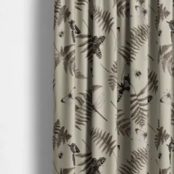 Arvidssons textil Gardintyger Mönstrade|Arvidssons Textil|Humlan beige linnelook tyg