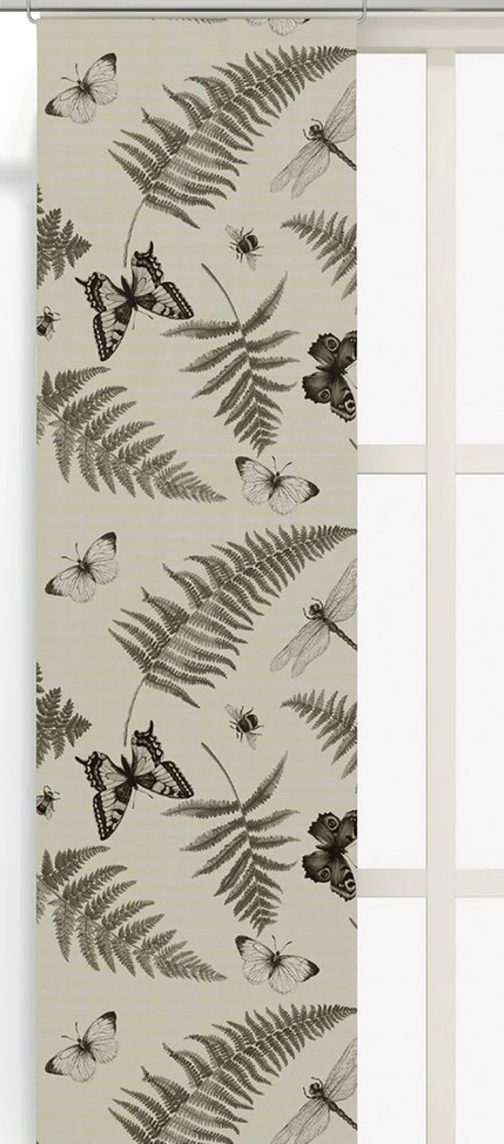 Arvidssons textil Panelgardiner|Humlan beige panelgardiner