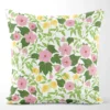 Arvidssons textil Mönstrade Kuddfodral|Husknuten Rosa kuddfodral