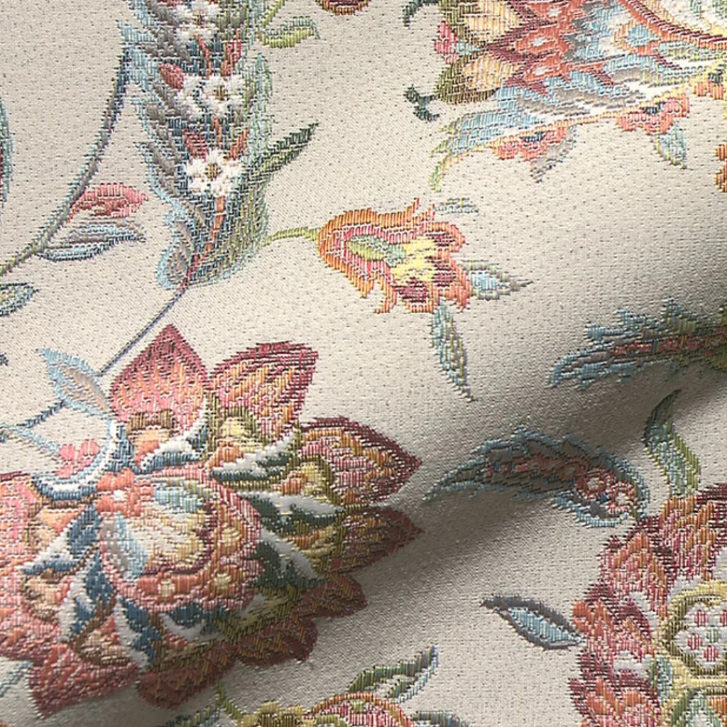 Blommiga Möbeltyger|Mönstrade Möbeltyger|Indian rose tapestry möbeltyg