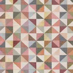 Mönstrade Möbeltyger|Indian triangle tapestry möbeltyg