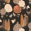 Arvidssons textil Gardintyger Mönstrade|Arvidssons Textil|I Skogskanten brun tyg