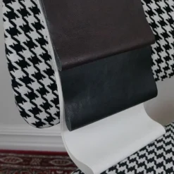 Nordisk Textil Enfärgade Fuskskinn|Jack svart konstläder metervara