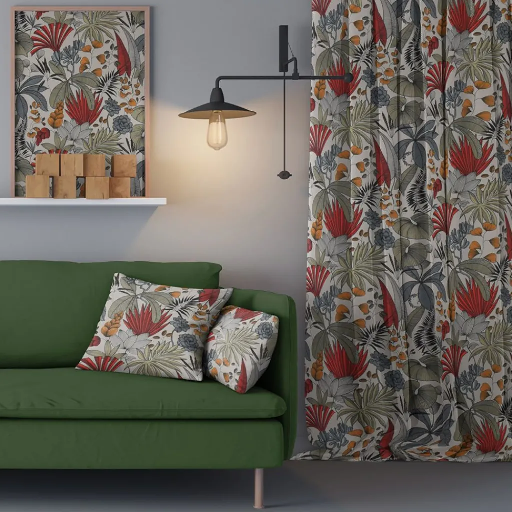 Nordisk Textil Gardintyger Mönstrade|Jakarta gardintyg
