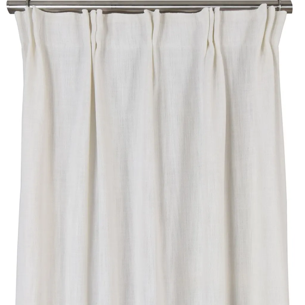 Redlunds Gardiner Enfärgade|James offwhite gardiner – Modern linne-look med lyxigt fall