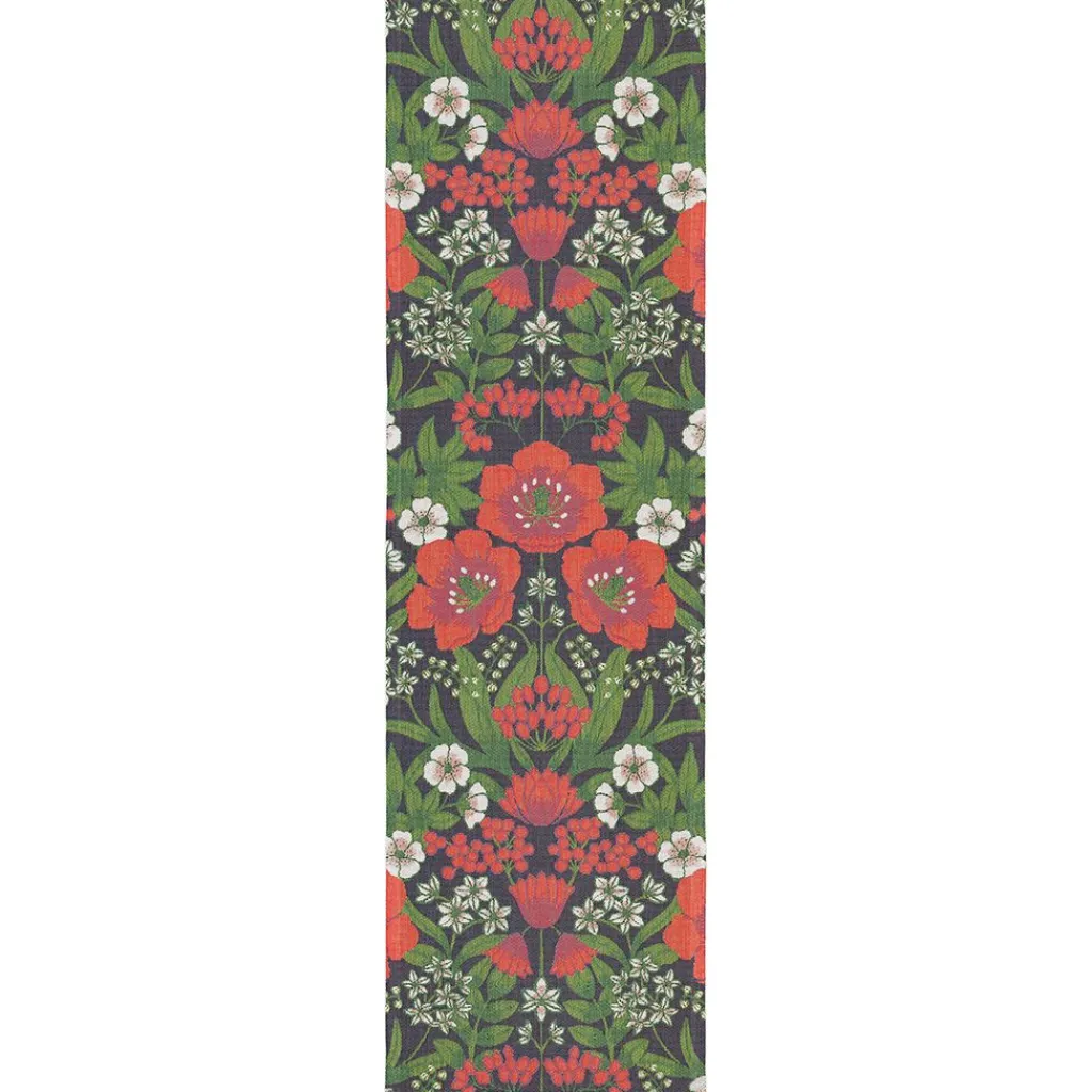 Ekelund Juldukar|Bordslöpare|Julblommor löpare 35x120 - s Linneväveri
