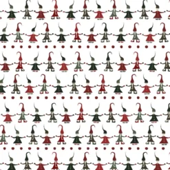 Arvidssons textil Gardintyger Mönstrade|Arvidssons Textil|Juldans vit tyg