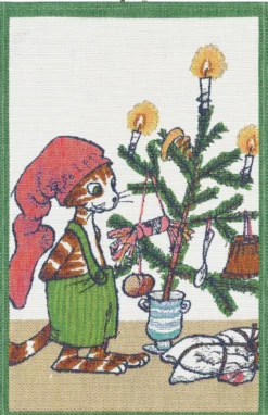 Ekelund Kökshandduk|Jul I Köket|Julfest kökshandduk 40X60 - s Linneväveri