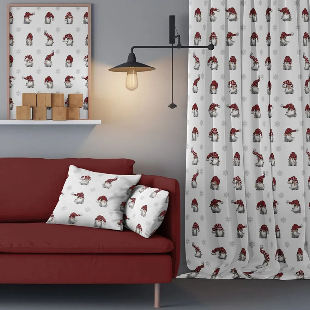 Arvidssons textil Gardintyger Mönstrade|Arvidssons Textil|Julian och co vit tyg